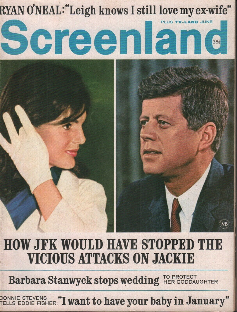 Screenland June 1967 John F Jackie Kennedy Barbara Stanwyck 072219AME