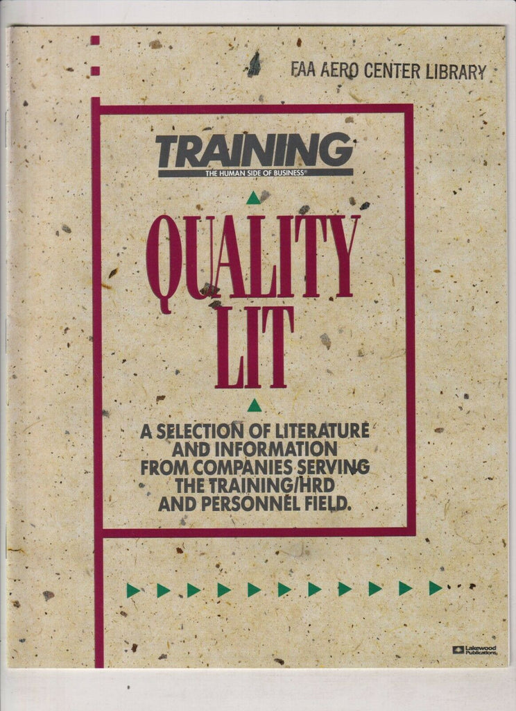 Training Mag National Lit Info The HRD & Personnel Field August 1993 021920nonr