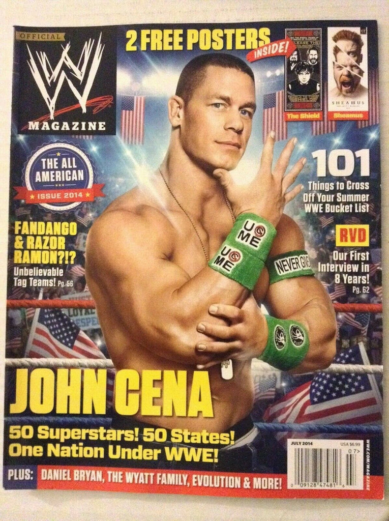 WWE Magazine John Cena Sheamus Daniel Bryan July 2014 040119nonrh