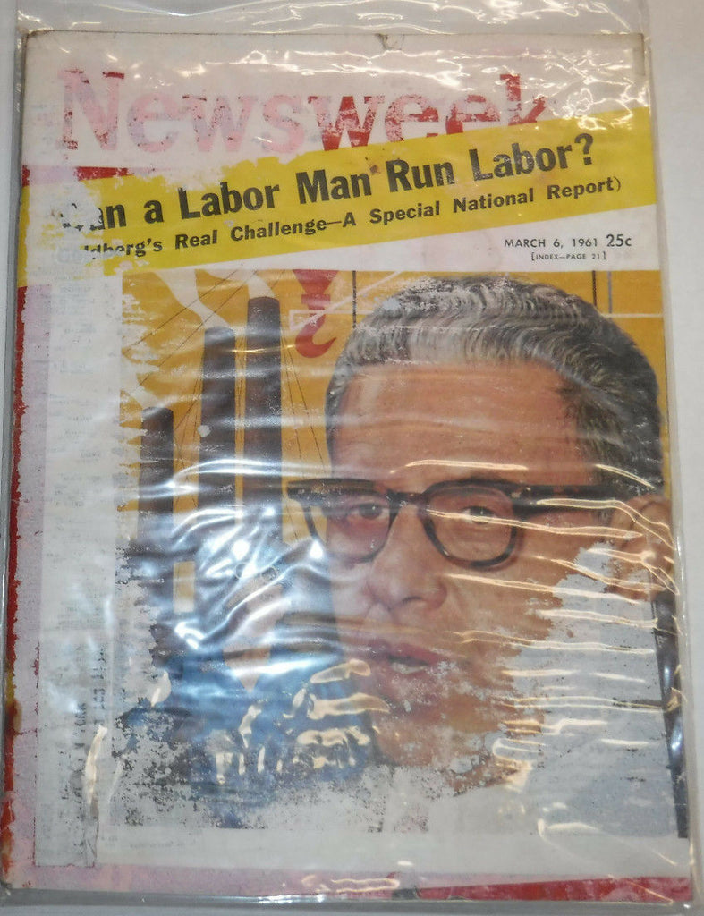 Newsweek Magazine Run A Labor Man Run Labor March 6, 1961 100316R2