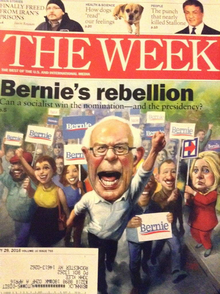 The Week Magazine Bernie Sanders Rebellion January 29, 2016 120418nonrh