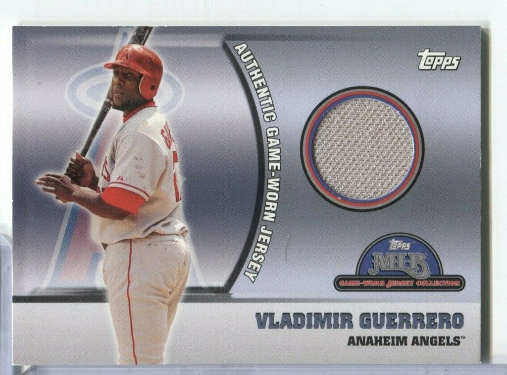 Vladimir Guerrero Angels Topps Jersey Card 2005 #37 100219DBCD2