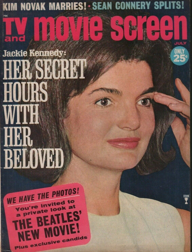 TV & Movie Screen July 1965 Jackie Kennedy Kim Novak Sean Connery 062019AME