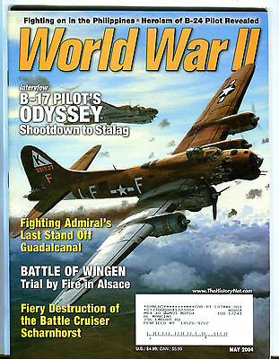 World War II Magazine May 2004 B-17 Pilot's Odyssey EX 072916jhe