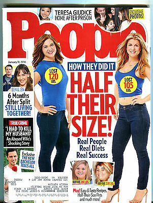People Magazine January 11 2016 Half Their Size! EX 050216jhe