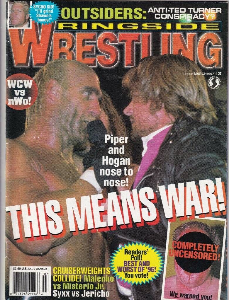 Ringside Wrestling Hulk Hogan Roddy Piper March 1997 052819nonr