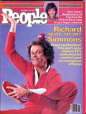 People Magazine November 2 1981 Richard Simmons EX 081716jhe