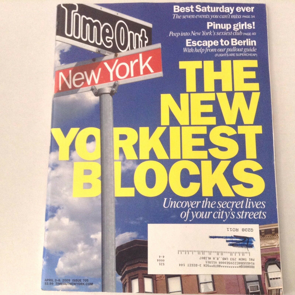 Time Out New York Magazine The New Yorkiest April 2-8, 2009 060517nonrh