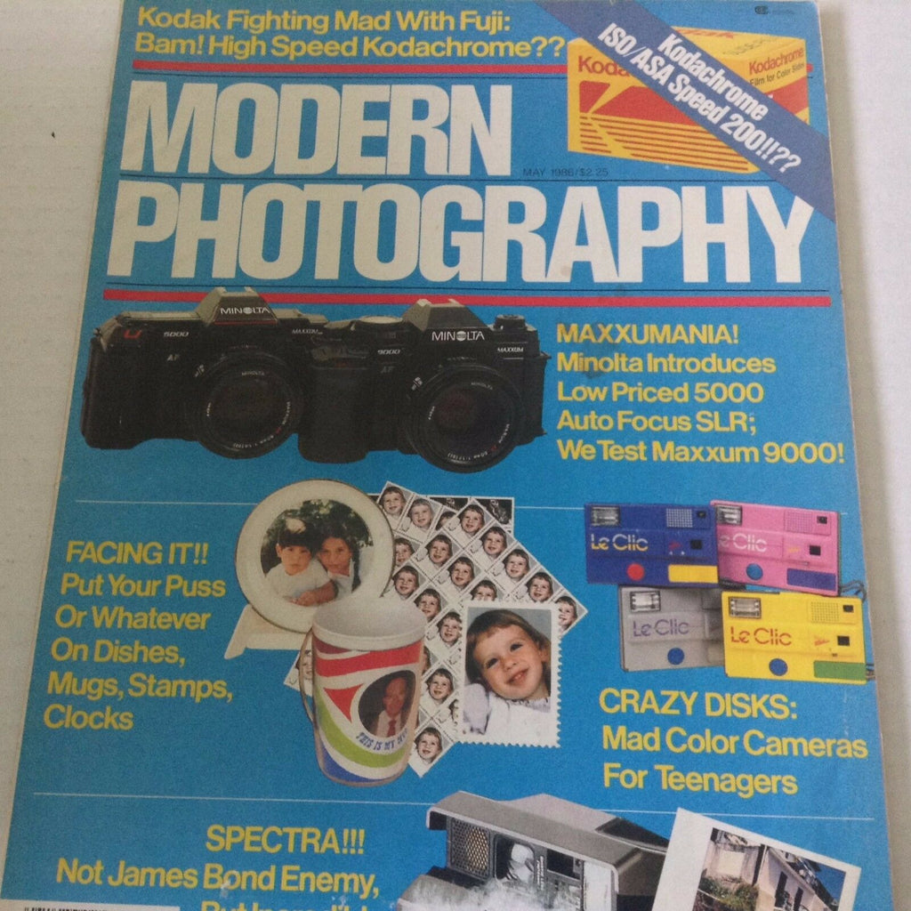 Modern Photography Magazine Minolta Auto Focus SLR May 1986 071417nonrh