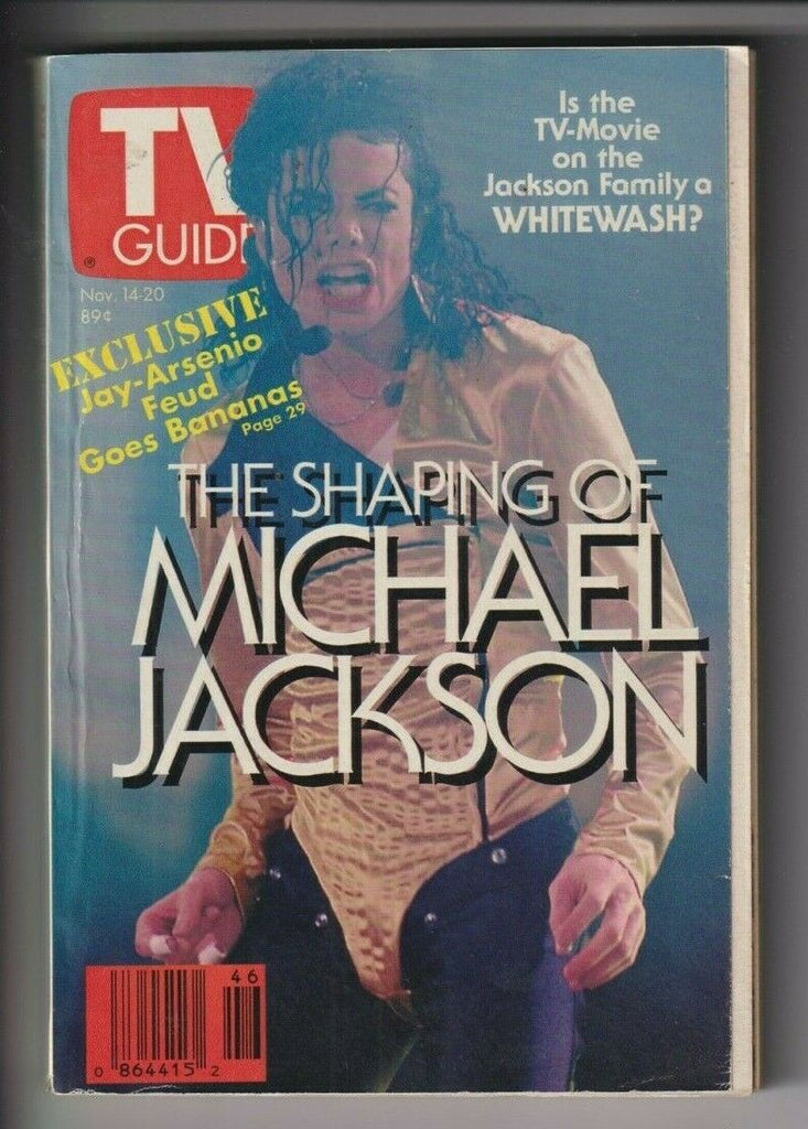 Tv Guide Mag Michael Jackson Jay Arsenio Feud November 14-20, 1992 110519nonr