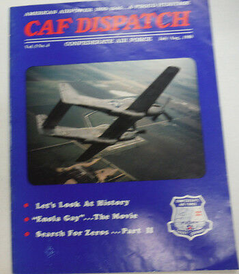 CAF Dispatch Magazine Enola Gay The Movie & Zeros Part II August 1980 050415R