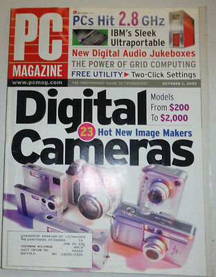 Pc Magazine Digital Cameras IBM's Ultraportable October 2002 032015R