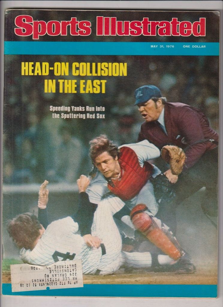 Sports Illustrated World Series Red Sox Vs Yankees May 31, 1976 021420nonr
