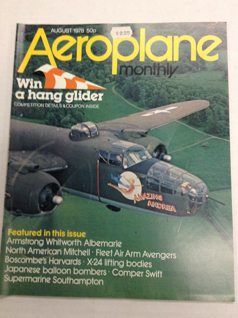 Aeroplane Monthly Aviation Magazine Armstrong Whitworth August 1978 121416R