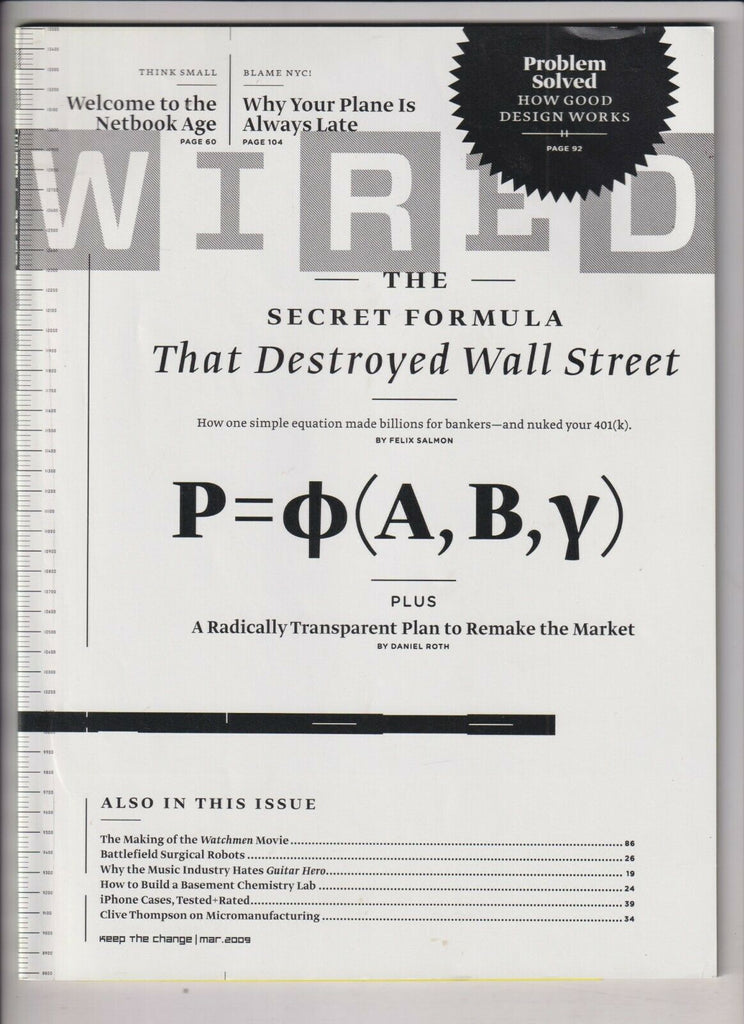 Wired Mag The Forumla That Destroyed Wallstreet March 2009 111219nonr