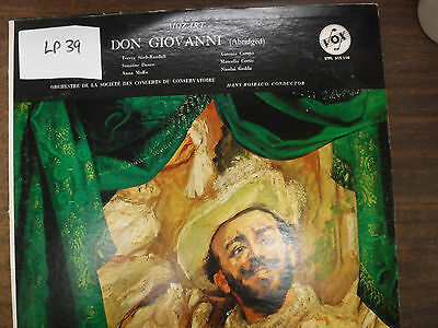 Don Giovanni MOZART (Abridged) 33RPM 032816 TLJ