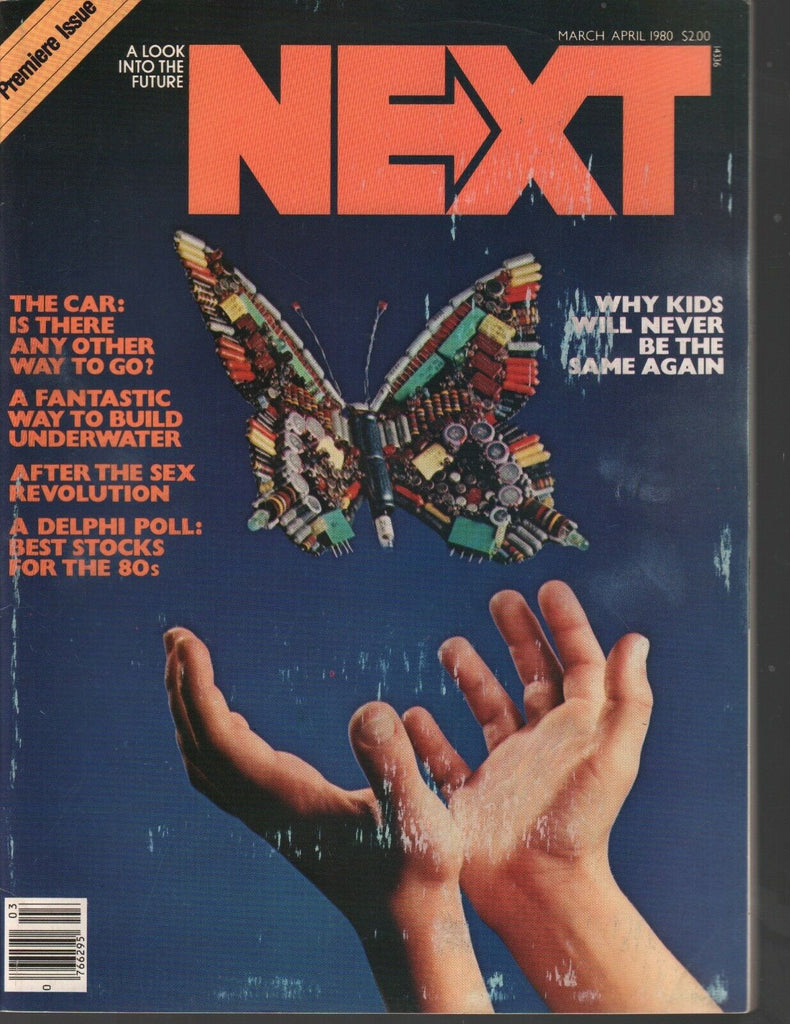 Next Magazine March/April 1980 First Issue Look into the Future Delphi 82520AME