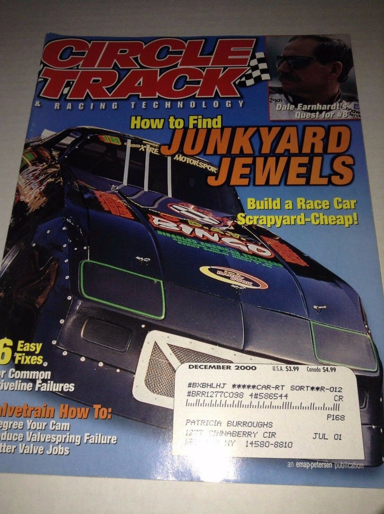 Circle Track Magazine Junkyard Jewels 6 Easy Fixes December 2000 040417NONRH