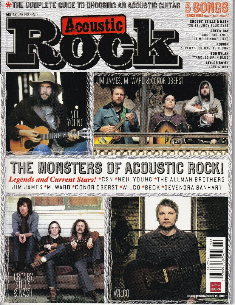 Acoustic Rock Magazine Crosby Stills & Nash Wilco December 2009 032019nonr