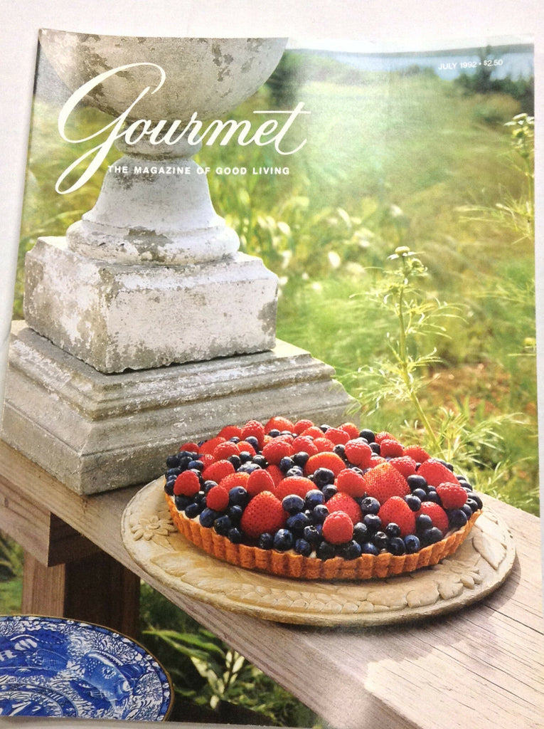 Gourmet Magazine Famous Blueberry Cheesecake July 1992 010517R