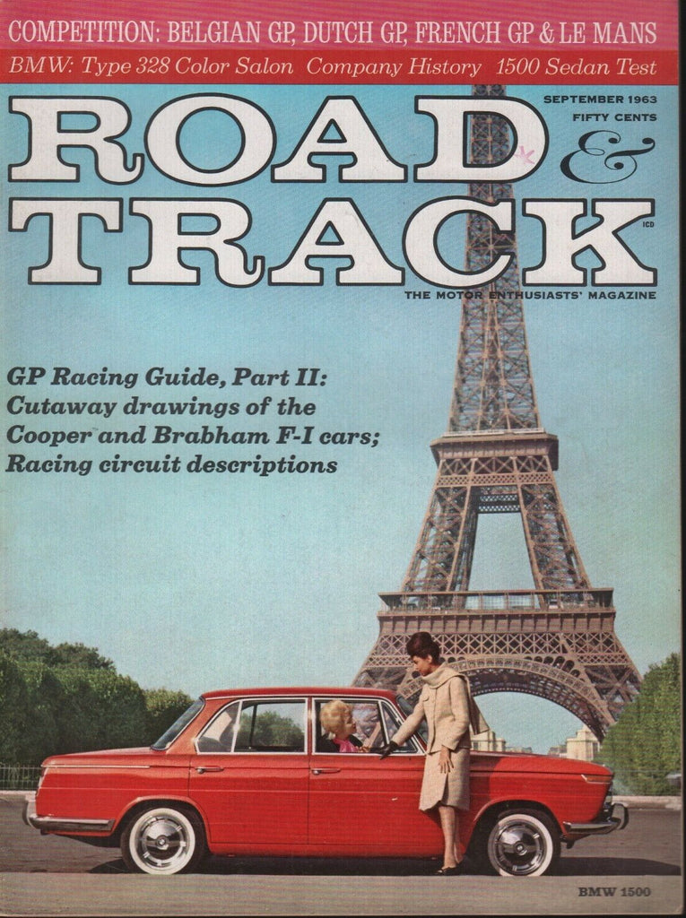 Road & Track September 1963 BMW Type 328 092518AME