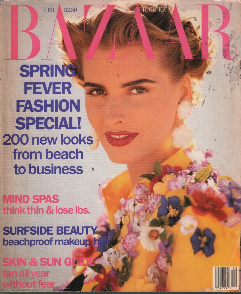 Harper's Bazaar Fashion Magazine February 1992 Cathy Fedoruk 012721ame2