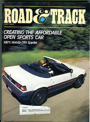 Road & Track Magazine July 1984 R&T's Honda CRX Spyder VGEX 010416jhe2