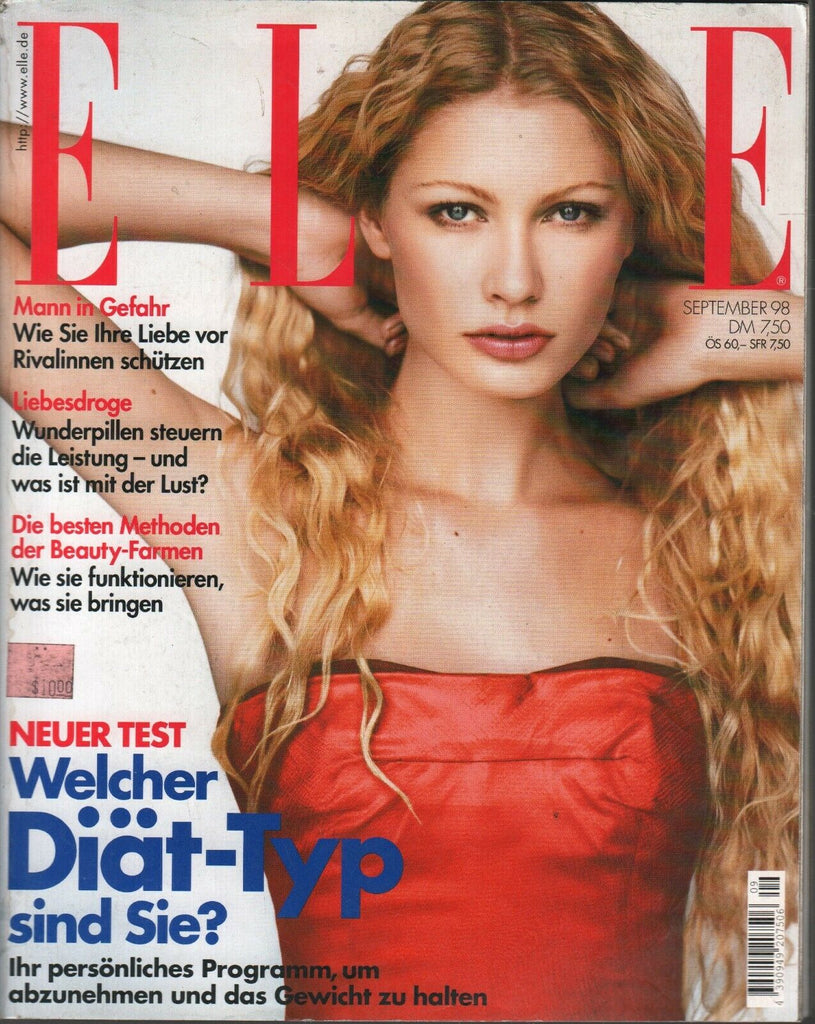 Elle German Fashion Magazine September 1998 Kirsty Hume 091820ame