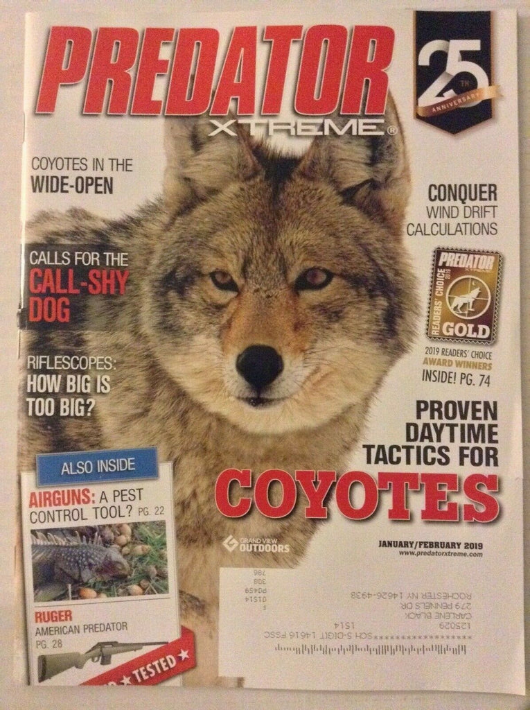 Predator XTreme Magazine Coyotes Proven Tactics January/Feb 2019 022219nonrh