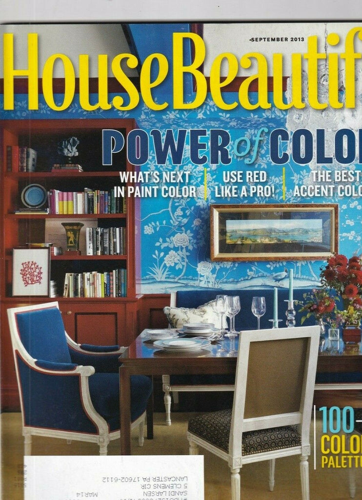 House Beautiful Mag Power Of Color 100 Palettes September 2013 082719nonr
