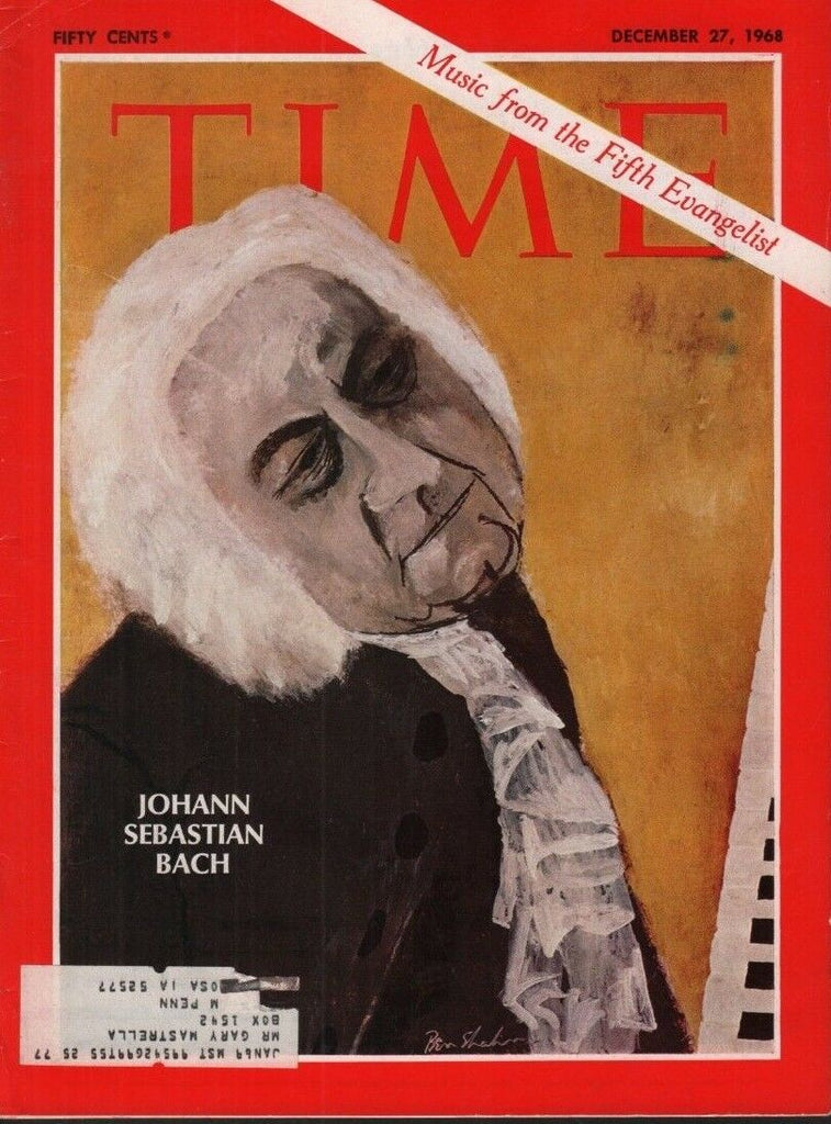 Time December 27 1968 Johann Sebastian Bach Kaunda w/ML 090418DBE4