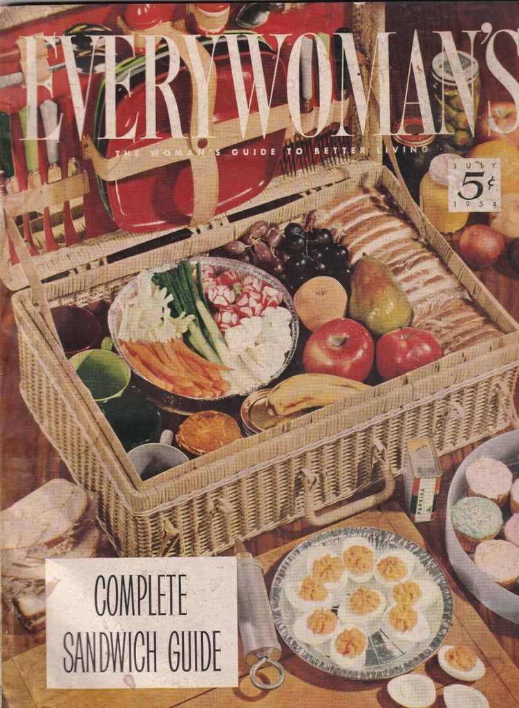 Everywoman's Magazine Complete Sandwhich Guide July 1954 100719nonr