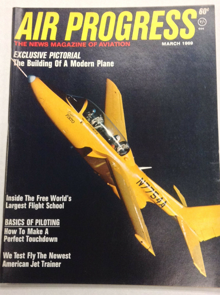 Air Progress Aviation Magazine Inside Largest Flight School March 1969 122016R