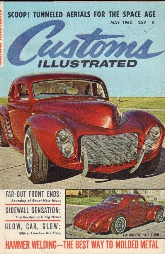 Customs Illustrated May 1962 Alex Walordy Lester Wood 122218DBE