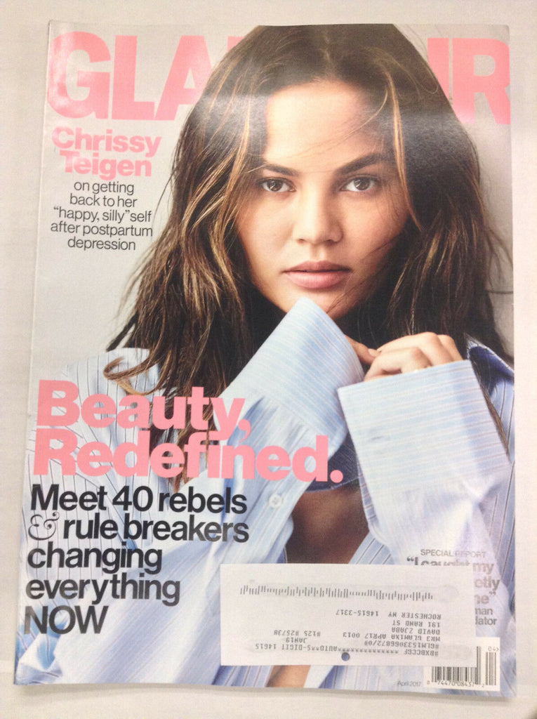 Glamour Magazine Chrissy Teigen Redefined Beauty April 2017 042617nonr