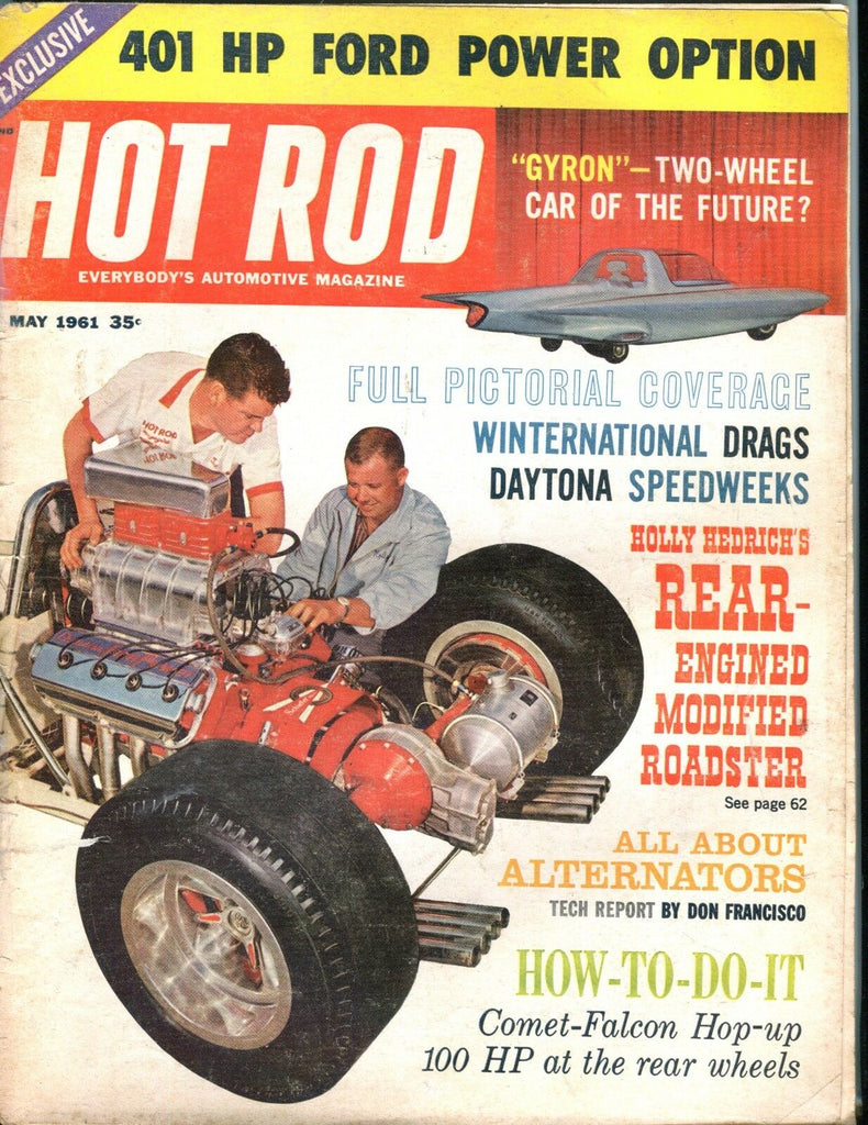 Hot Rod Magazine May 1961 Holly Hedrich GD No ML 051417nonjhe