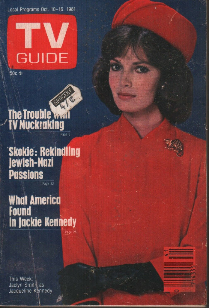 TV Guide October 10-16 1981 Jaclyn Smith as Jacqueline Kennedy 061719AME