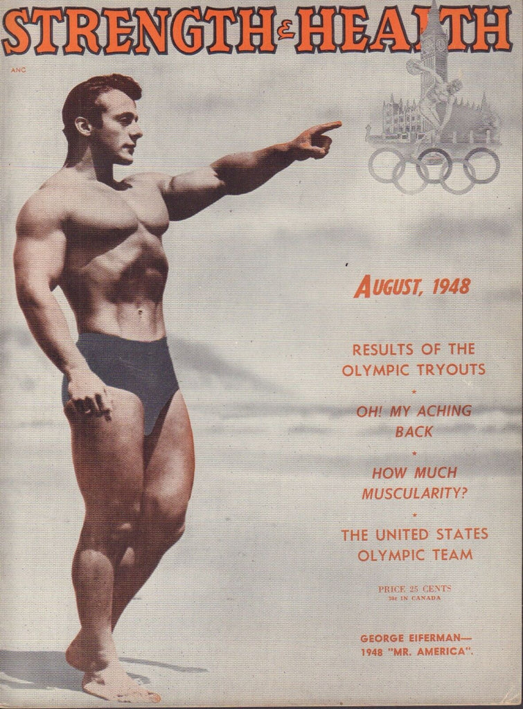 Strength and Health August 1948 George Eiferman 022317nonDBE