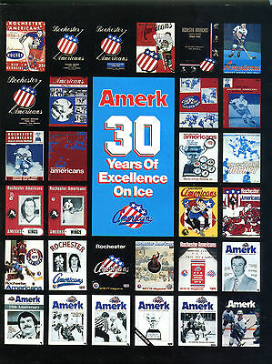 Rochester Americans Amerk 30 Years of Excellence on Ice Oct. 1985 EX 010816jhe