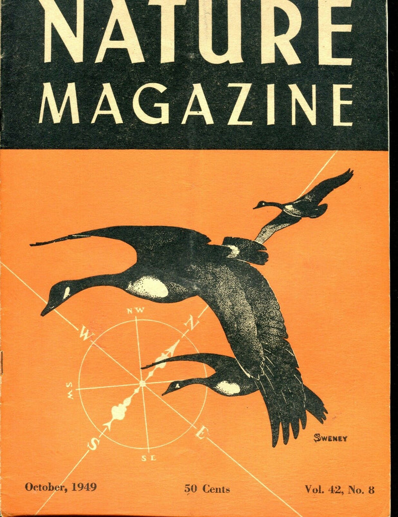 Nature Magazine October 1949 Geese Ex No ML 012017jhe