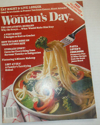 Woman's Day Magazine Pasta Lover's Cookbook February 1983 020415R