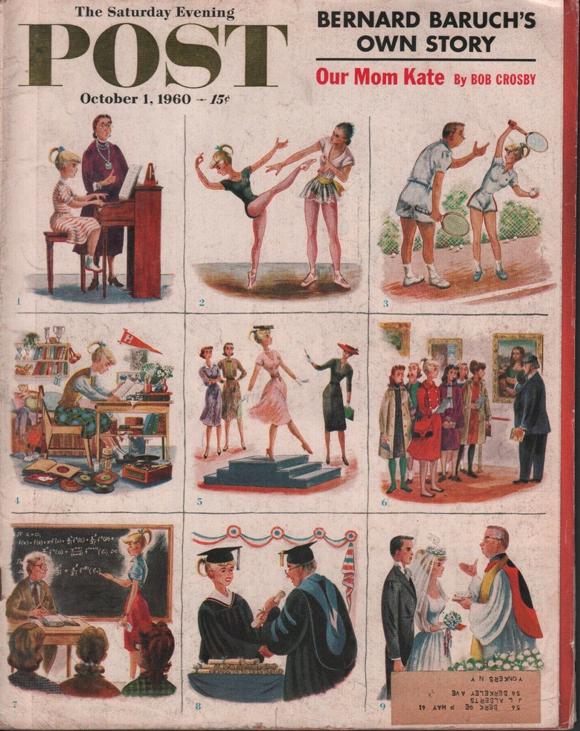 Saturday Evening Post October 1 1960 Bob Crosby Bernard Baruch 102518DBPost