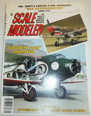 Scale Modeler Magazine Scratchbuilt Boeing Golden Age September 1987 040915R