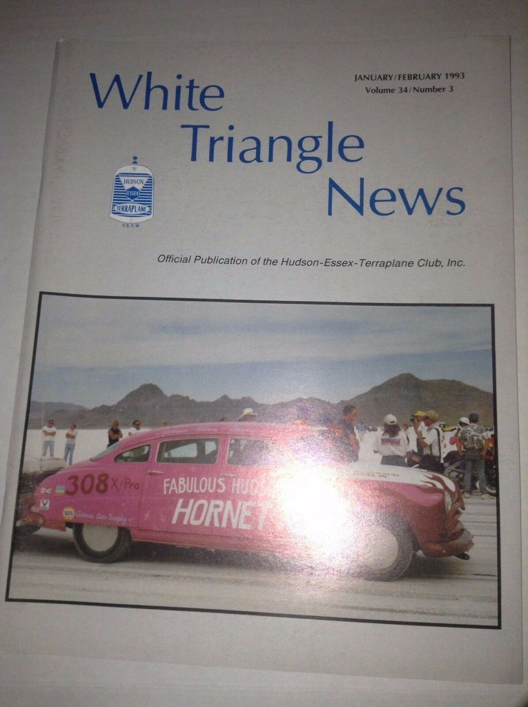 White Triangle News Magazine Hudson-Essex Terraplane February 1993 040117NONRH