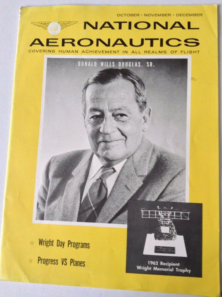National Aeronautics Magazine Wright Day October/December 1963 051517nonrh