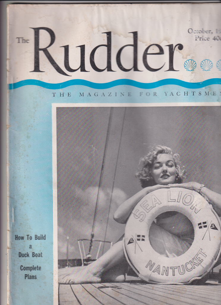 The Rudder Mag How To Build a Duck Boat Plans October 1952 122019nonr