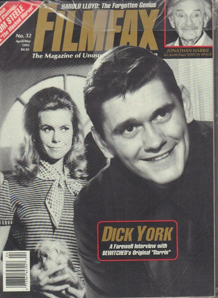 Filmfax April May 1992 Dick York Harold Lloyd Tom Steele 030719DBE