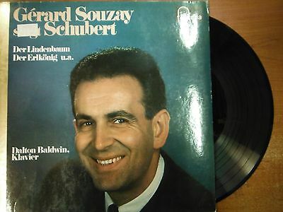 33 RPM Vinyl Gerard Souzay Sings Schubert Fontana Records Stereo 022715SM
