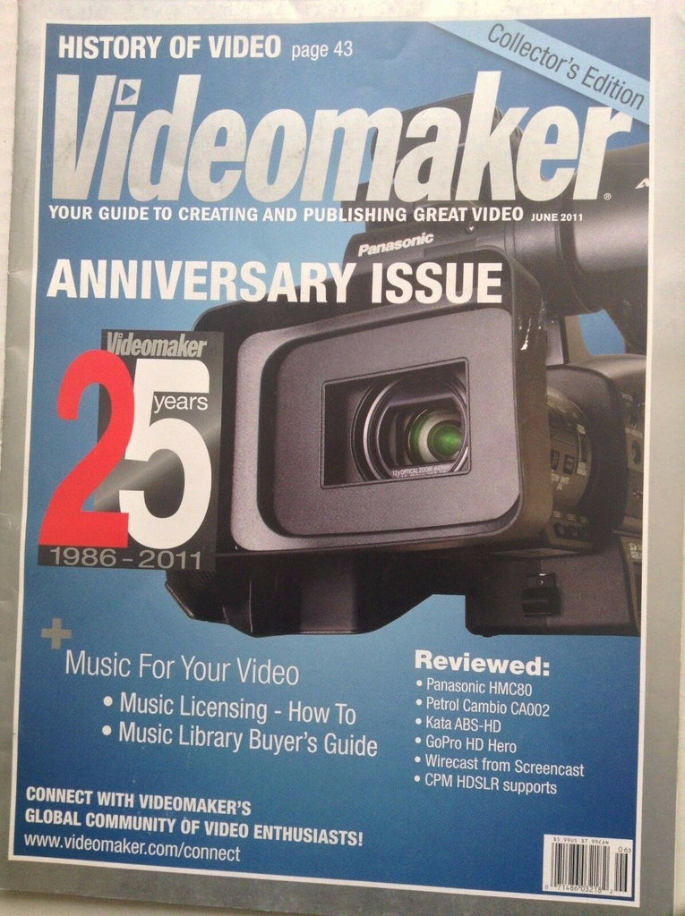 Videomaker Magazine 25 Year Anniversary June 2011 091717nonrh2
