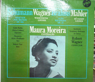 Schuman, Wagner, Brahms, Mahler - Maura Moreira 33RPM 051616 TLJ